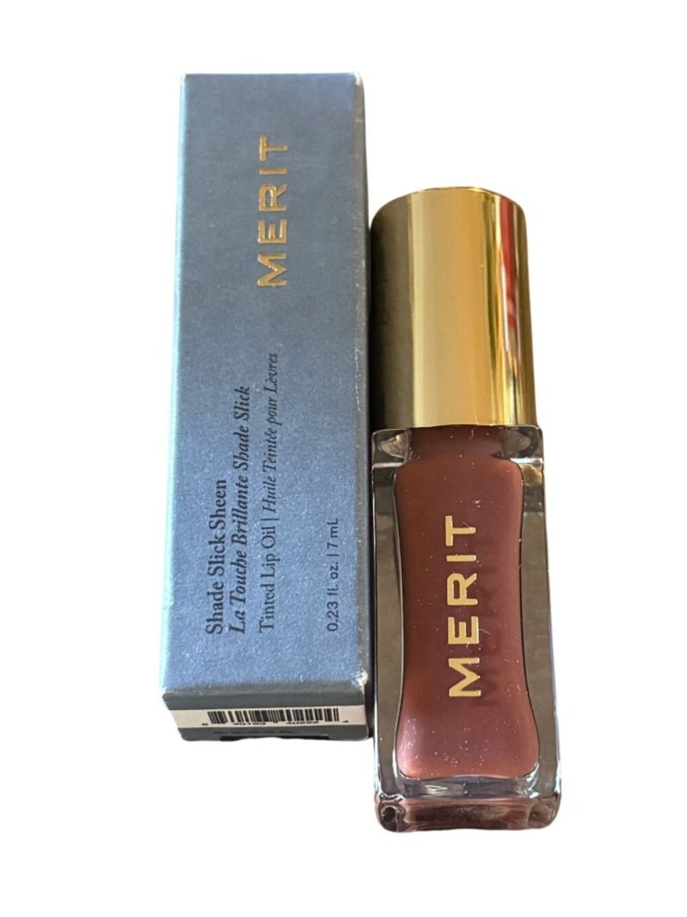 MERIT Beauty Shade Slick Tinted Lip Oil in Twin Set